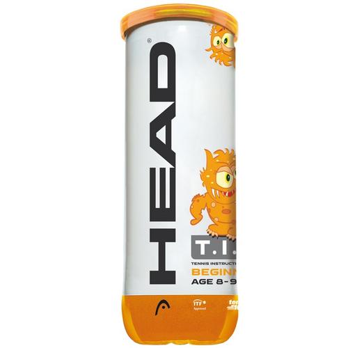 image of HEAD T.I.P.2 Pressureless Ball (orange): 3 Ball Pack