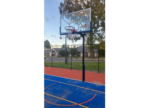 gallery image of Reversible Basketball and Netball Systems: Fixed Height