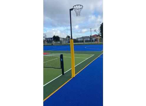 gallery image of Outdoor Fixed Height Netball Goal with Hoop 50NB