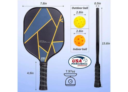 gallery image of Lightning Pickleball Paddle w Polymer Honeycomb Core