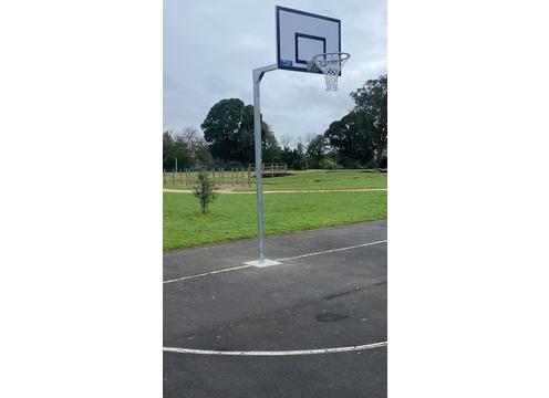 gallery image of In-Ground Basketball System: Fixed Height or Adjustable Height Options